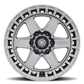 04-22 Ford F-150/ 15-22 Ford Expedition ICON Raider 3417856350TT 17x8.5 6x135 6mm Offset 5in BS Titanium Wheel